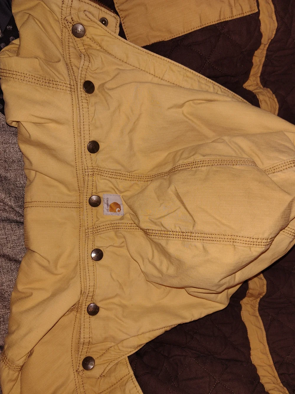 Carhartt Women's Khaki Hooded Field Jacket